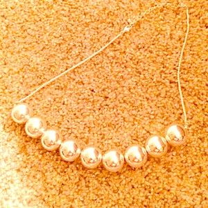 Silver Pearl Necklace